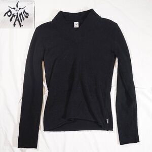 Prana Sweater Vintage V Neck Polyester Medium Y2K